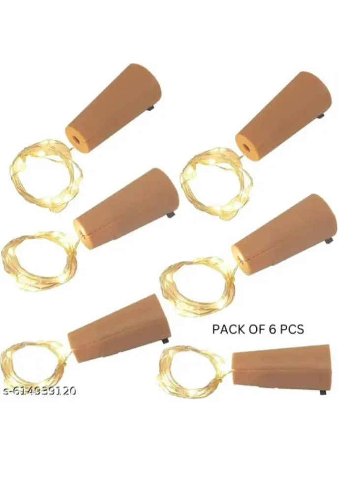6pcs LED cork Lights